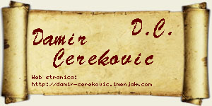 Damir Čereković vizit kartica